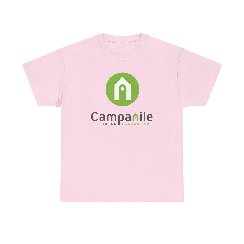 Load image into Gallery viewer, Campanile Restaurant T-Shirt - Fine Dining Industry Defunct Logo Tee