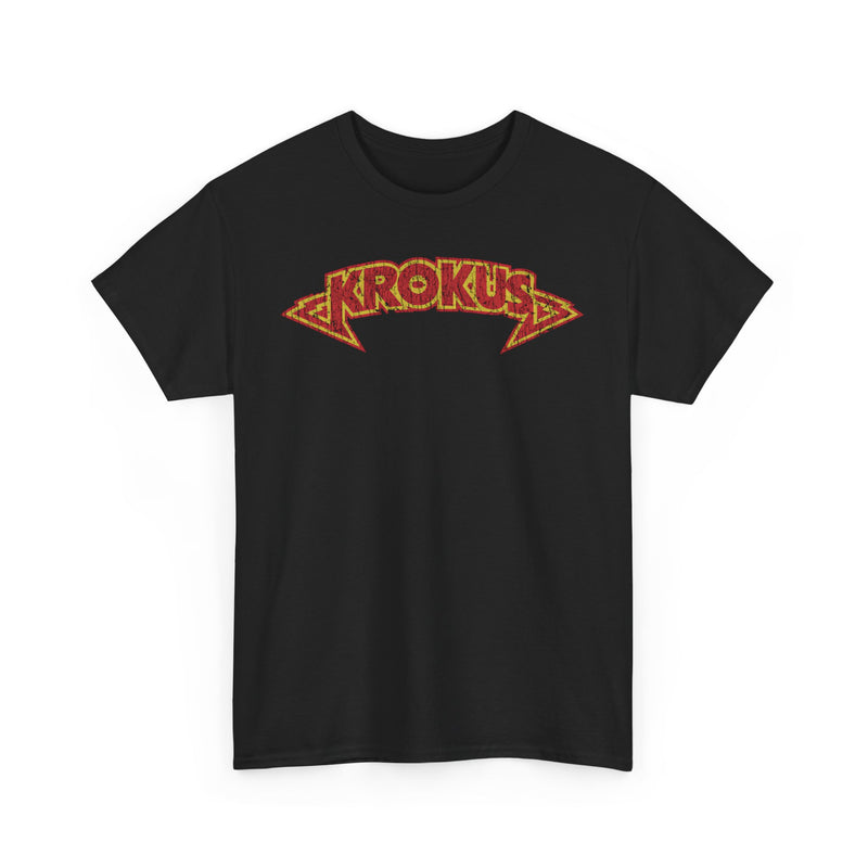 Load image into Gallery viewer, Krokus Swiss Heavy Metal Rock Band Logo T-shirt
