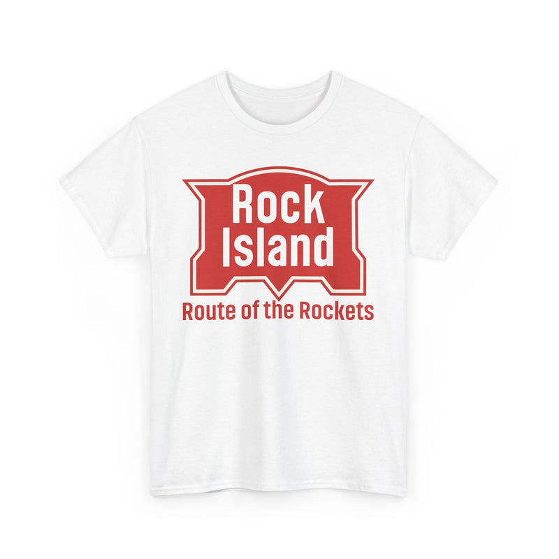 Load image into Gallery viewer, Rock Island Route of Rockets Vintage Railroad Logo T-Shirt