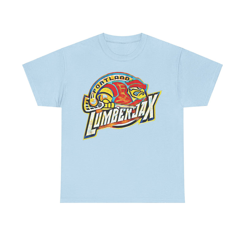Load image into Gallery viewer, Portland Lumberjax Lacrosse Oregon Logo T-shirt