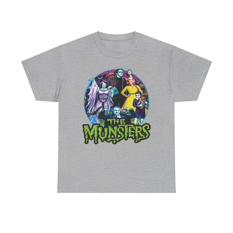 Load image into Gallery viewer, The Munsters 1964 Frankenstein Vampire Werewolf TV Show T-shirt