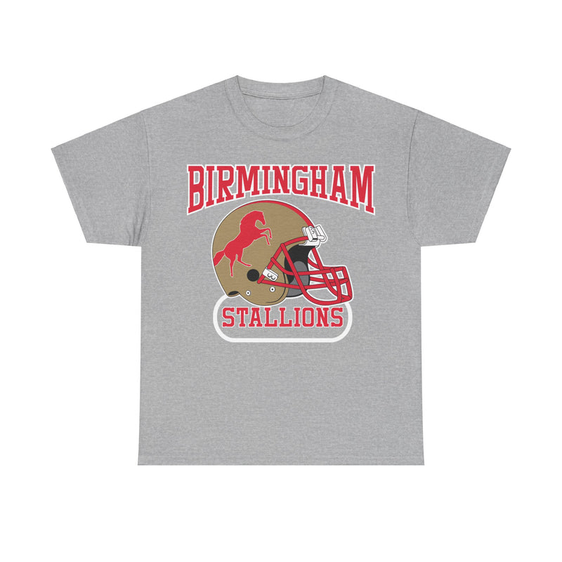 Load image into Gallery viewer, Birmingham Stallions Alabama Football Team Helmet T-shirt