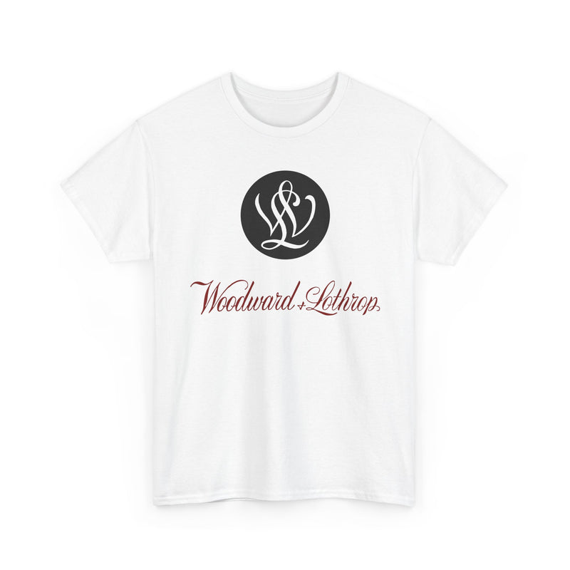 Load image into Gallery viewer, Woodward & Lothrop Black Circle Monogram W&L Department Store DC T-shirt