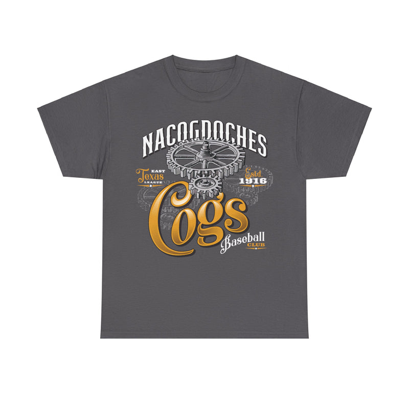 Load image into Gallery viewer, Nacogdoches Cogs Est 1916 Texas Baseball T-shirt