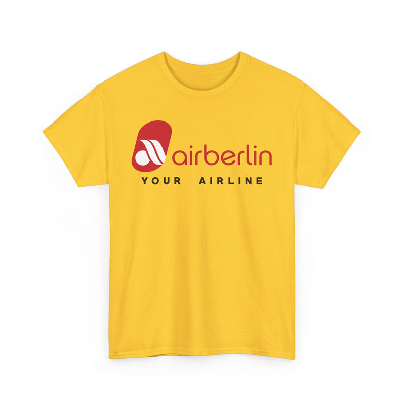 Load image into Gallery viewer, Air Berlin Your Airline Vintage Logo German Aviation Memorabilia T-shirt