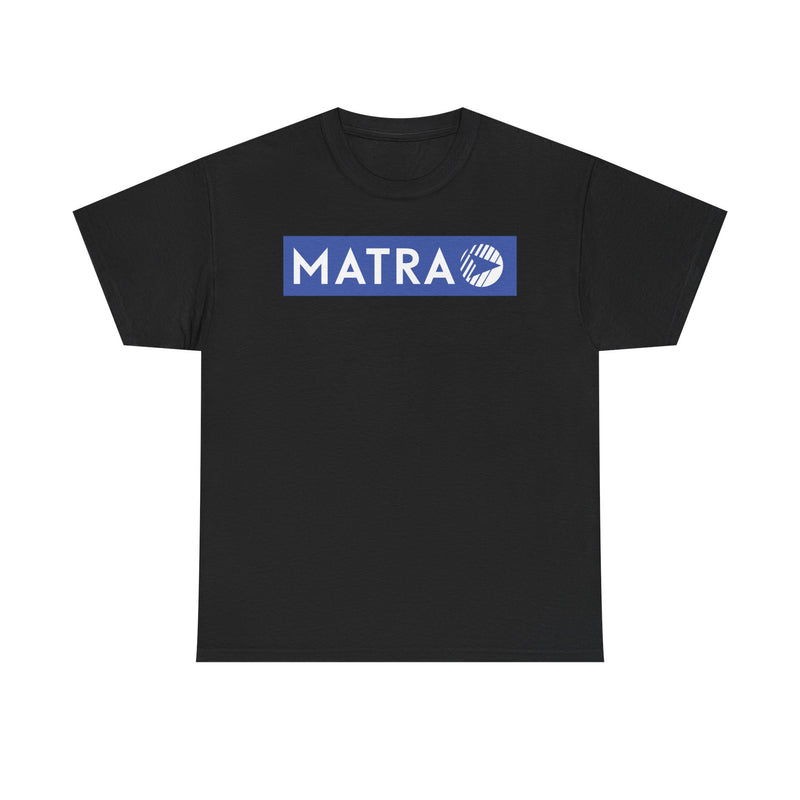 Load image into Gallery viewer, Matra French Racing Team Blue Logo Motorsport Company T-shirt
