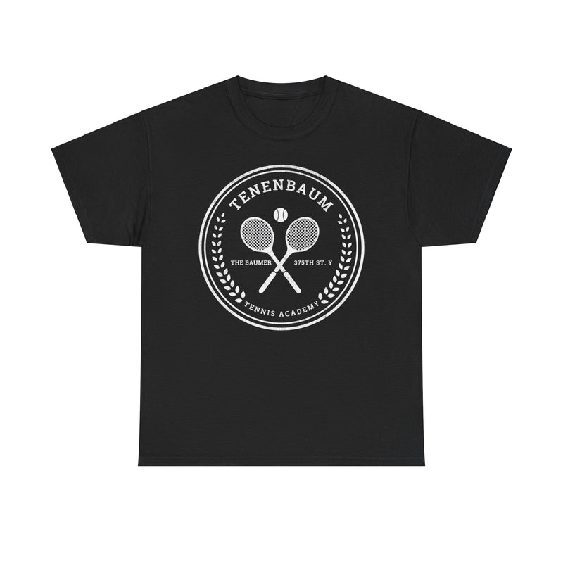 Load image into Gallery viewer, Tenenbaum Tennis Academy - The Tenenbaums Comedy Movie 2001 Racket Logo T-shirt