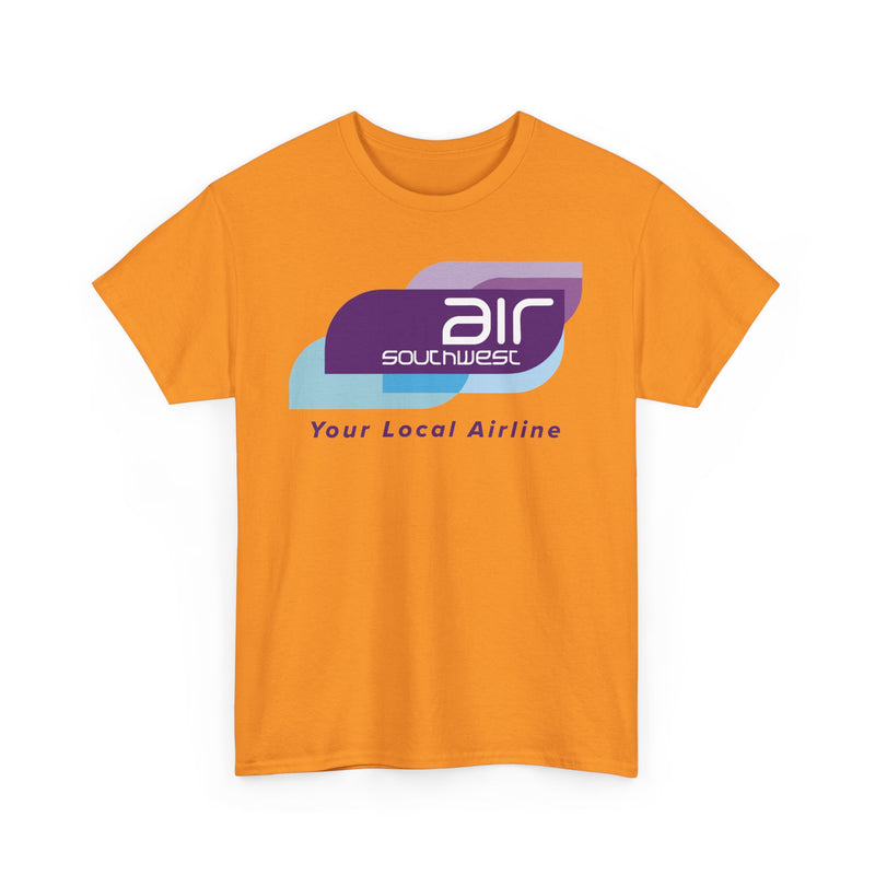 Load image into Gallery viewer, Air Southwest Your Local Airline Vintage British Regional Carrier Logo T-shirt