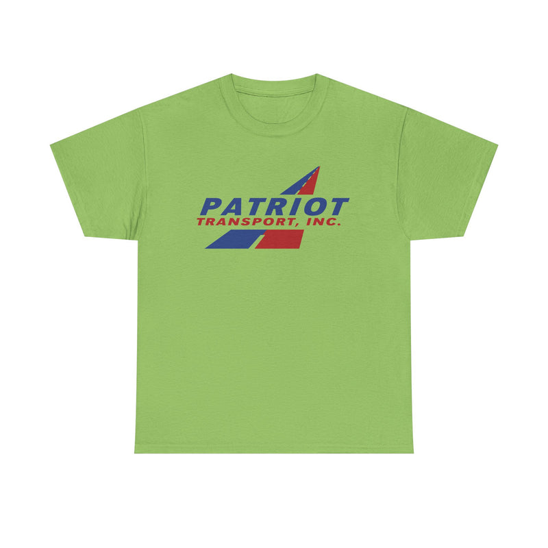 Load image into Gallery viewer, Patriot Transport Inc T-Shirt Defunct Trucking Company Bankrupt Logo Tee
