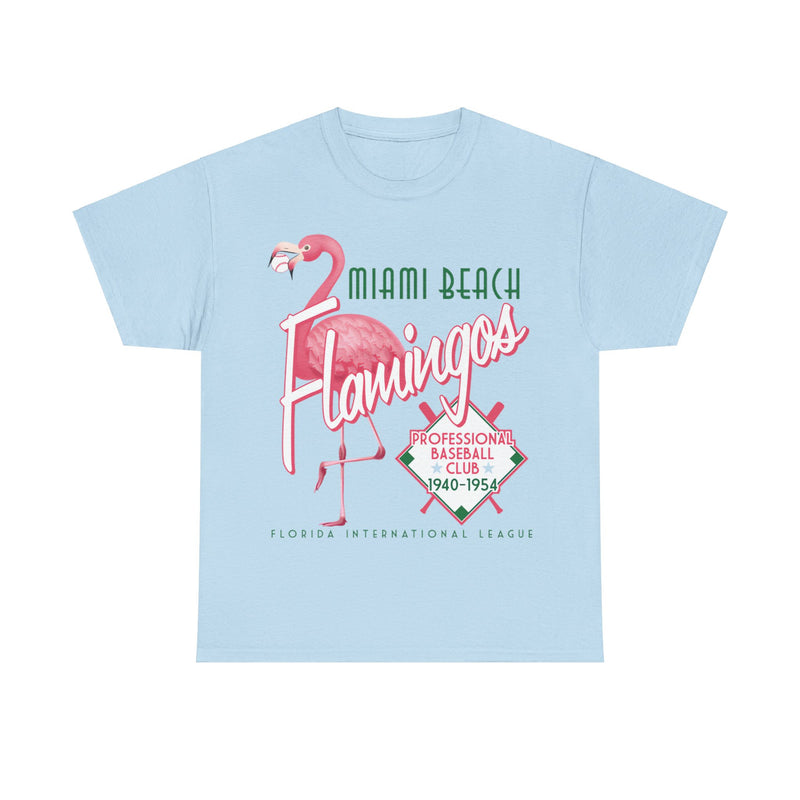 Load image into Gallery viewer, Miami Beach Flamingos Est 1940 Florida Baseball T-shirt