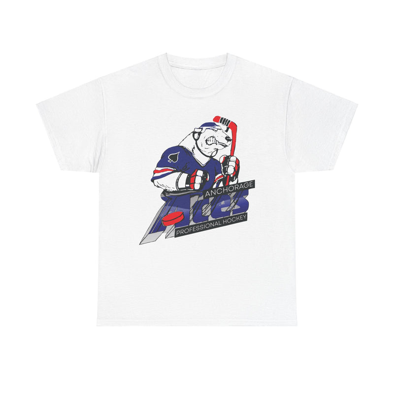 Load image into Gallery viewer, Anchorage Aces Mascot Logo Hockey Team Logo T-shirt