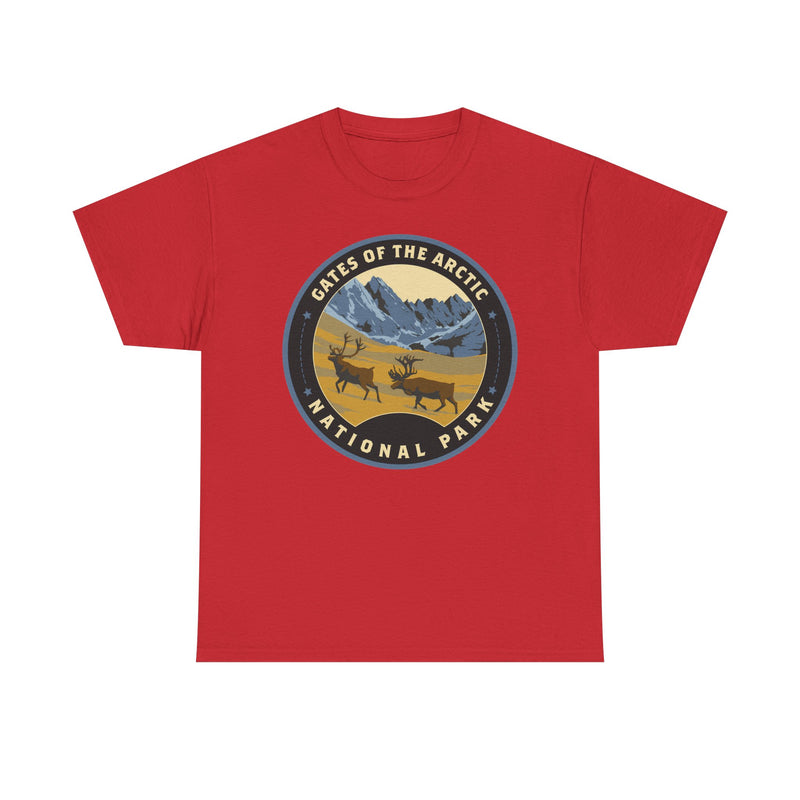 Load image into Gallery viewer, Gates of the Arctic National Park Alaska Round Logo T-shirt