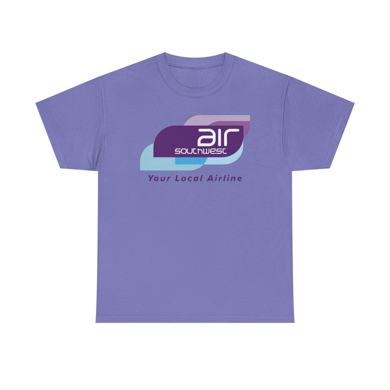 Load image into Gallery viewer, Air Southwest Your Local Airline Vintage British Regional Carrier Logo T-shirt