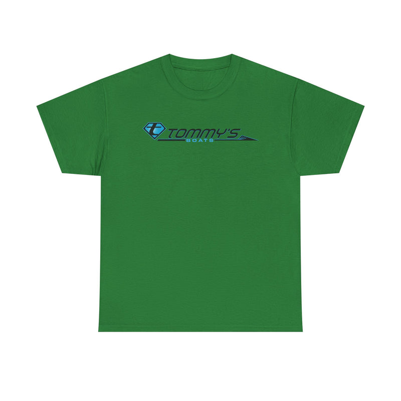 Load image into Gallery viewer, Tommy's Boats T-Shirt Bankrupt Boat Dealer Defunct Company Logo Tee