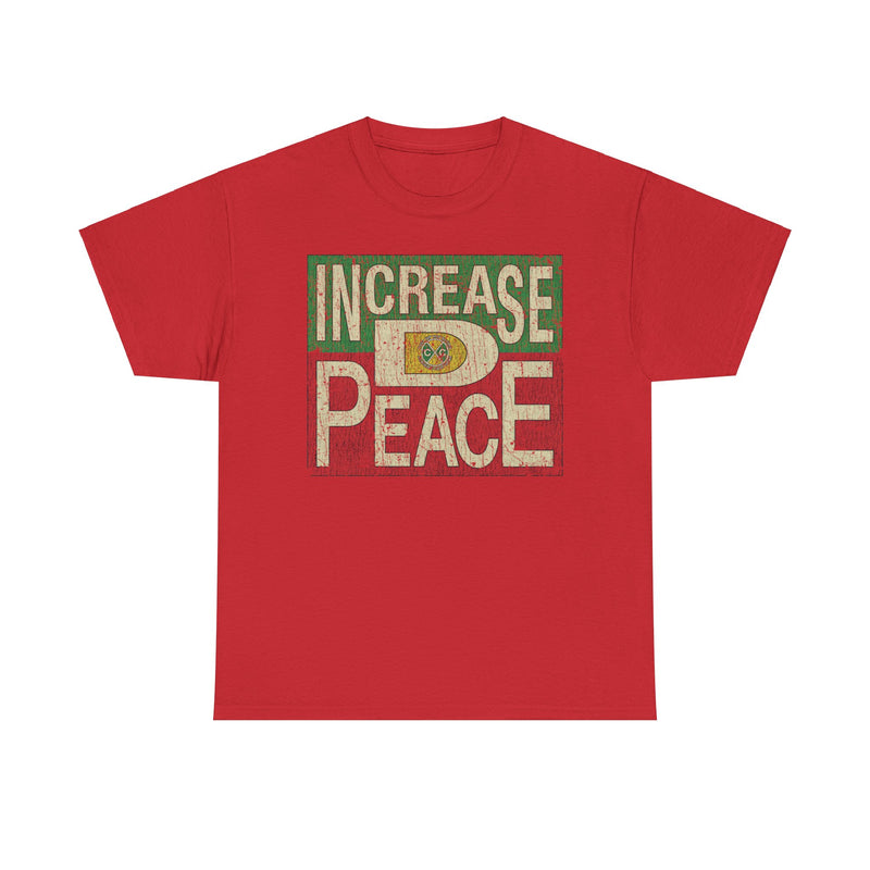 Load image into Gallery viewer, Increase D Peace 1992 Political Logo T-shirt