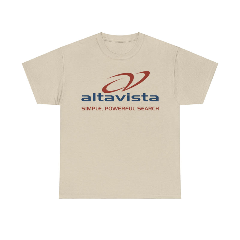 Load image into Gallery viewer, Altavista Logo Simple Powerful Search Retro Nostalgic T-shirt