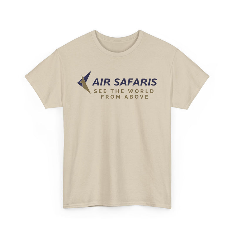 Load image into Gallery viewer, Air Safaris See the World From Above Vintage Airline Logo Aviation T-shirt