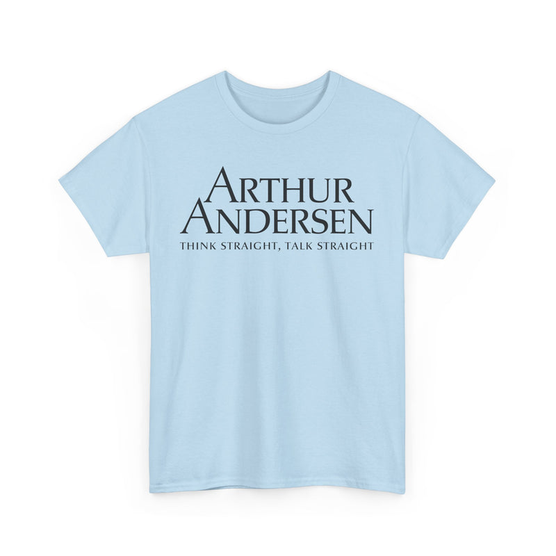 Load image into Gallery viewer, Arthur Andersen Think Straight Talk Straight Consulting T-Shirt