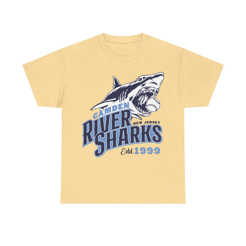 Load image into Gallery viewer, Camden Riversharks Est 1999 New Jersey Baseball Team T-shirt
