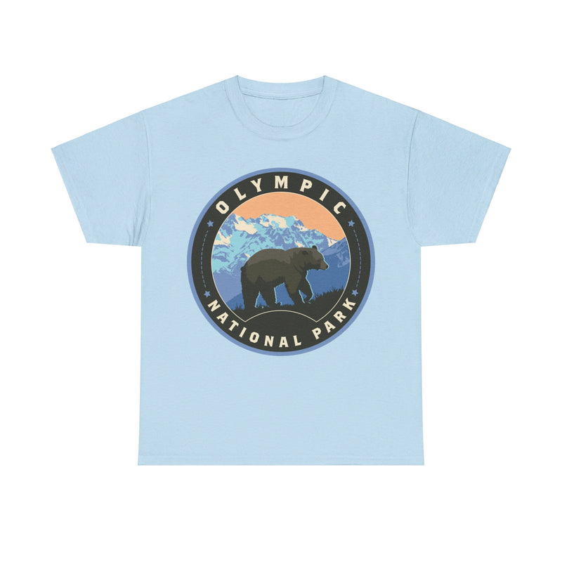 Load image into Gallery viewer, Olympic National Park Washington Round Logo T-shirt