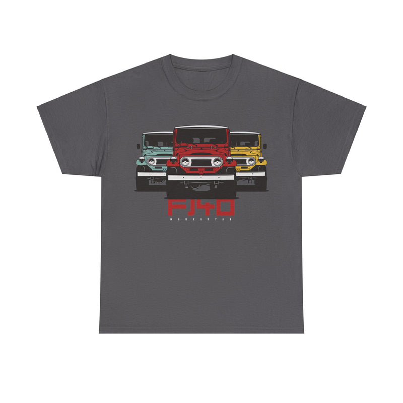 Load image into Gallery viewer, Toyota Land Cruiser FJ40 Trio Car T-shirt