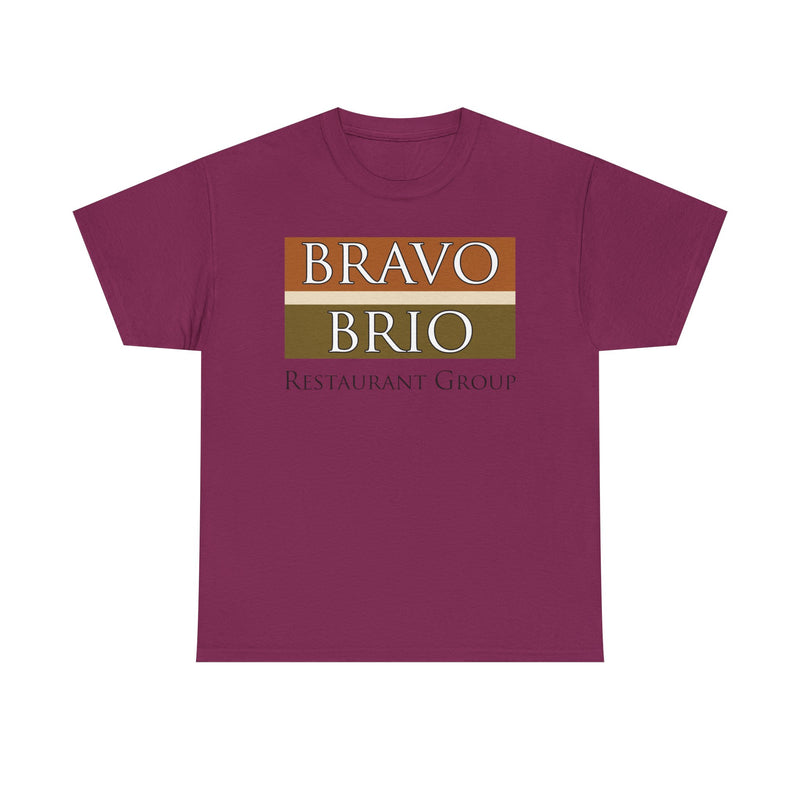 Load image into Gallery viewer, Bravo Brio Restaurant Group T-Shirt - Defunct Dining Chain Logo Tee