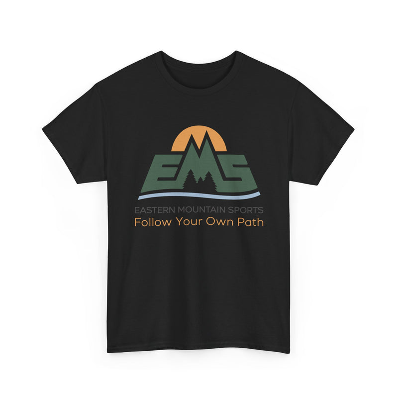 Load image into Gallery viewer, Eastern Mountain Sports T-Shirt Defunct Outdoor Retailer Follow Your Own Path Tee