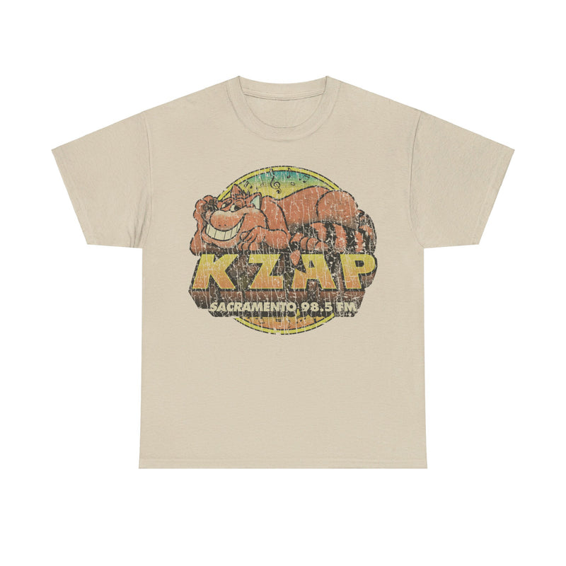 Load image into Gallery viewer, KZAP Sacramento 98.5 FM California Radio Station T-shirt