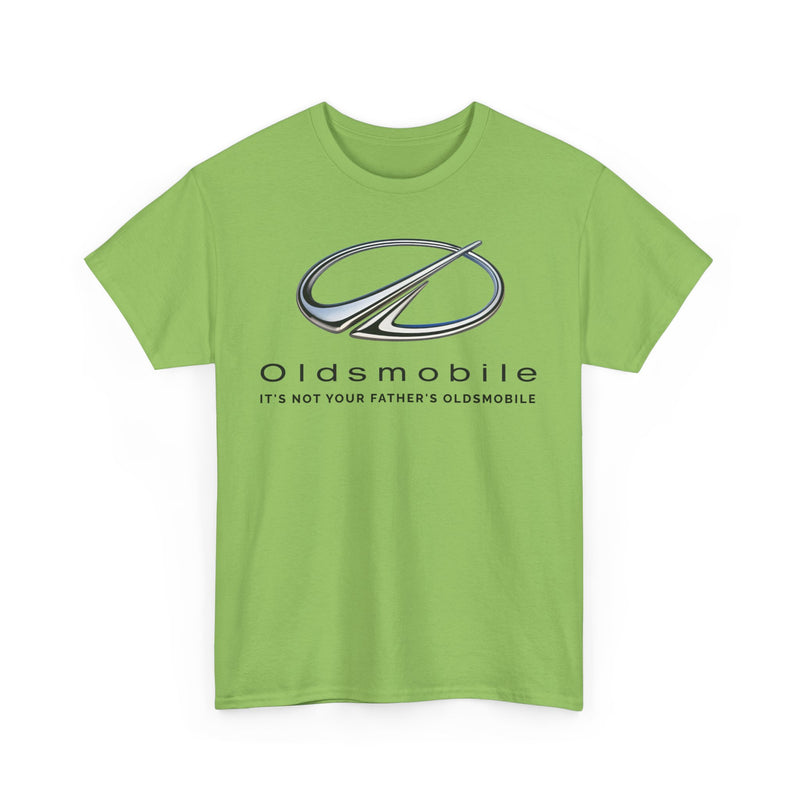 Load image into Gallery viewer, Oldsmobile It's Not Your Father's Oldsmobile Chrome Logo T-shirt