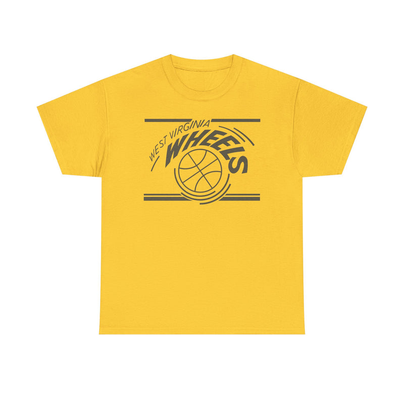 Load image into Gallery viewer, West Virginia Wheels Basketball 1978 All-American Alliance T-shirt