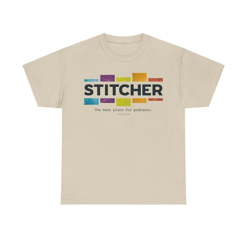 Load image into Gallery viewer, Stitcher Podcast App Nostalgic Tribute T-Shirt