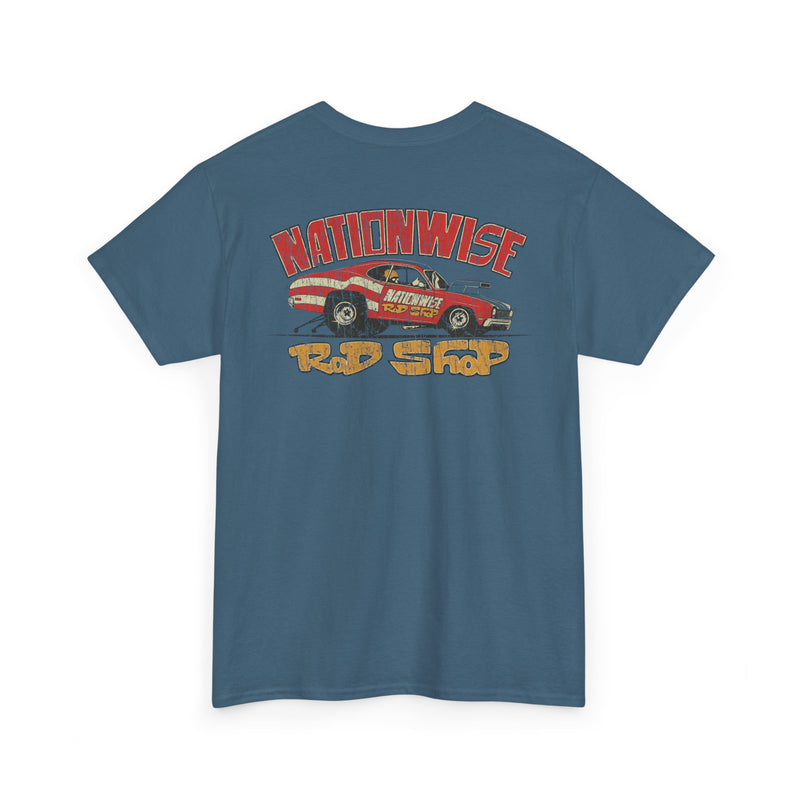 Load image into Gallery viewer, Nationwise Rod Shop 1974 Double Logo Ohio Auto Parts T-shirt