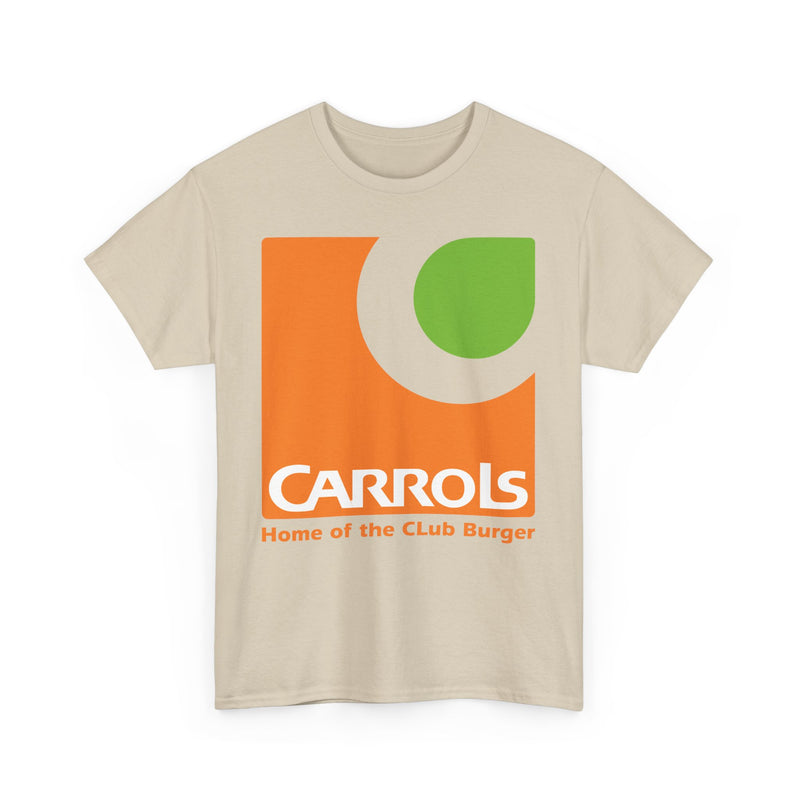 Load image into Gallery viewer, Carrols Home of Club Burger Vintage Classic Chain Restaurant Logo T-Shirt