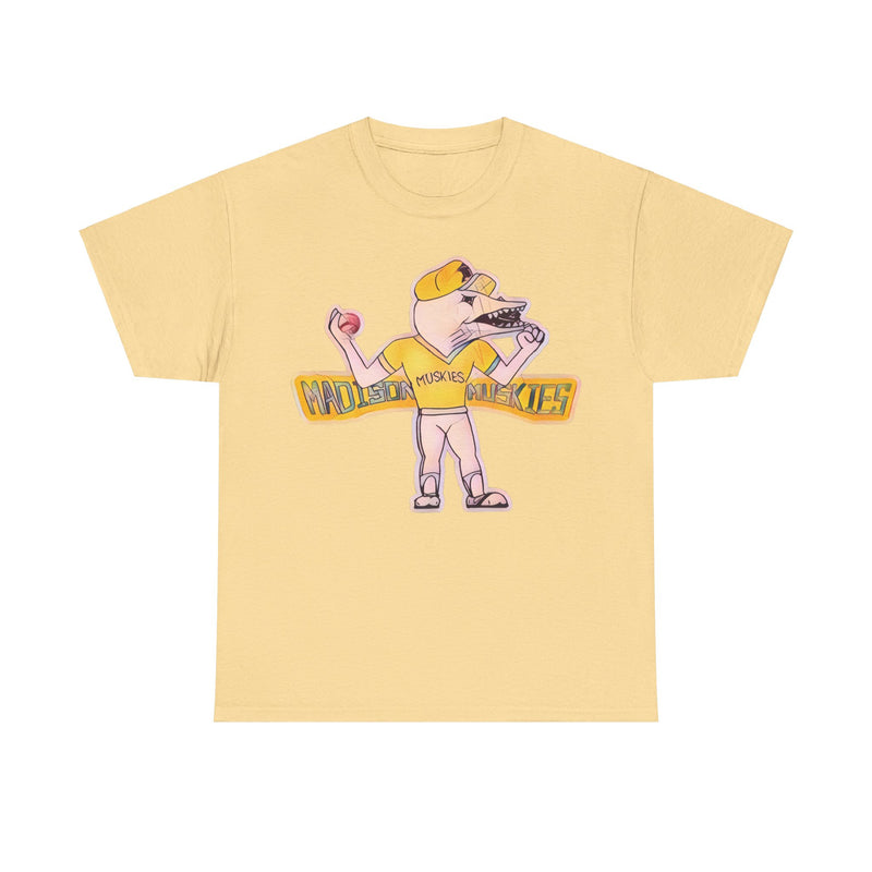 Load image into Gallery viewer, Madison Muskies Wisconsin Baseball Team T-shirt