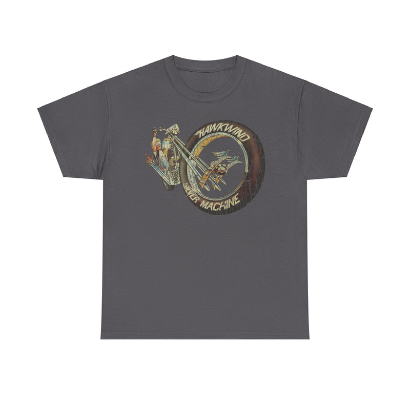 Load image into Gallery viewer, Silver Machine 1972 Hawkwind London British Rock Band T-shirt