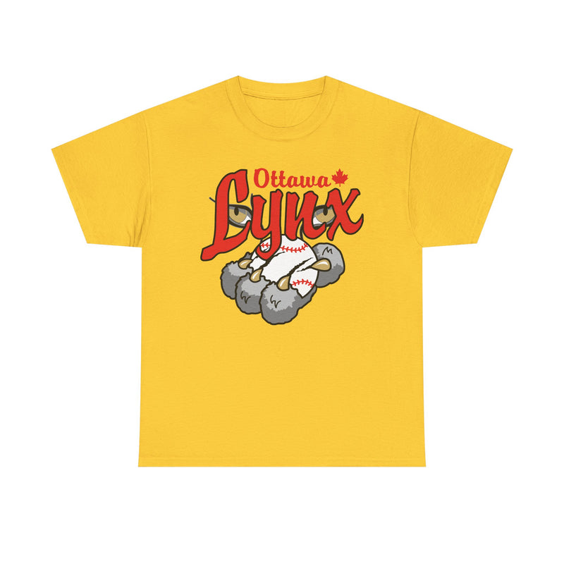 Load image into Gallery viewer, Ottawa Lynx Canada 1993-2007 International League Baseball T-shirt