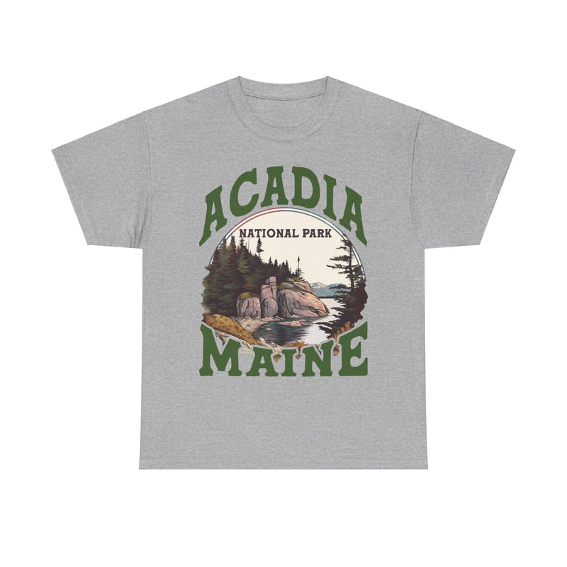 Load image into Gallery viewer, Acadia National Park Maine Poster Print T-shirt