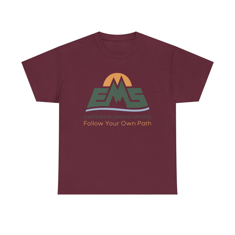 Load image into Gallery viewer, Eastern Mountain Sports T-Shirt Defunct Outdoor Retailer Follow Your Own Path Tee
