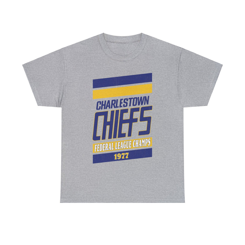 Load image into Gallery viewer, Charlestown Chiefs Slap Shot 1977 Hockey Nostalgic T-shir