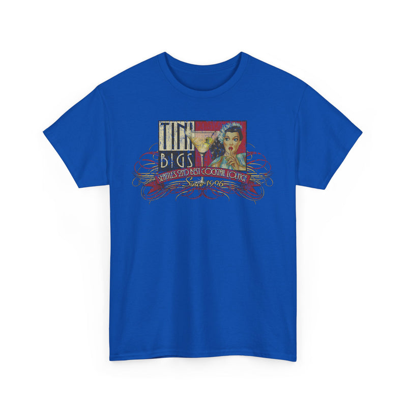 Load image into Gallery viewer, Tini Bigs Lounge 1996 Seattle Washington Cocktail Lounge Bar T-shirt
