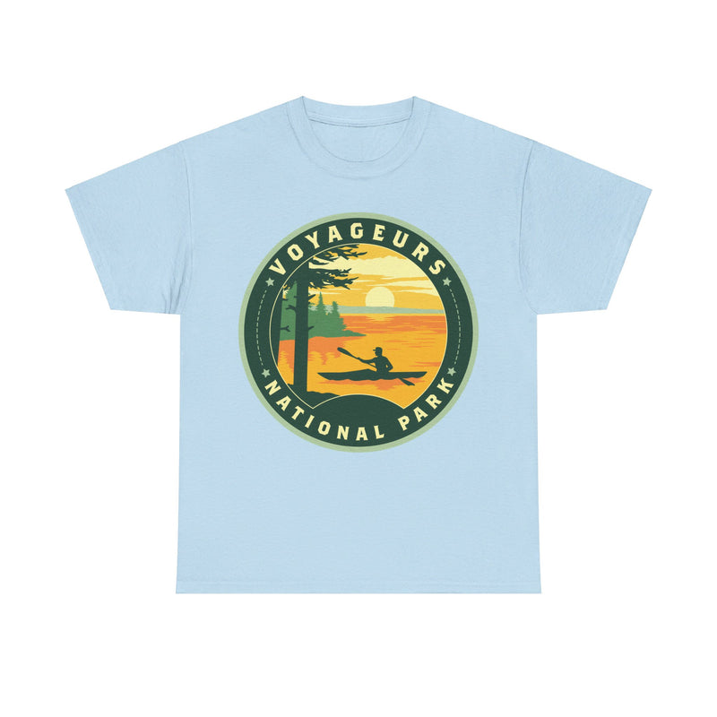 Load image into Gallery viewer, Voyageurs National Park Minnesota Round Logo T-shirt