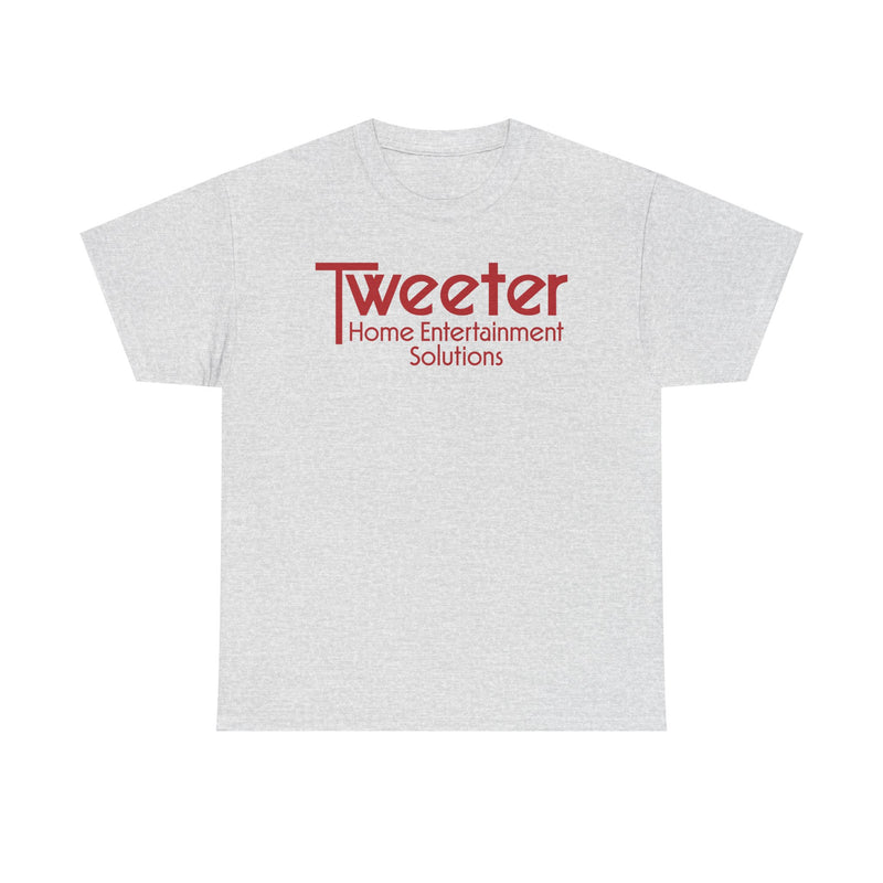 Load image into Gallery viewer, Tweeter Home Entertainment Solutions Red Logo Electronics Store T-shirt
