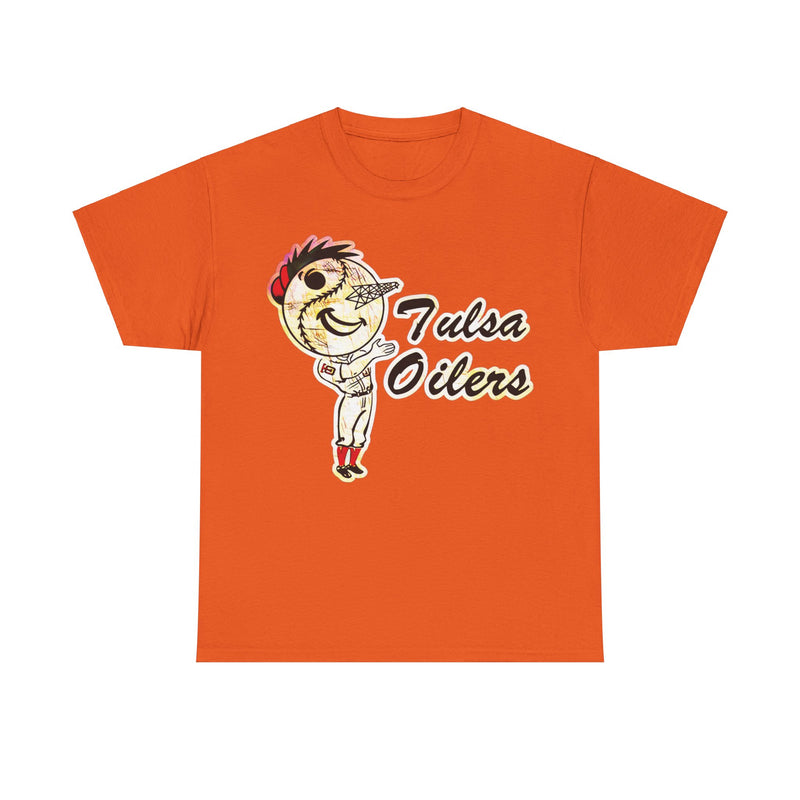 Load image into Gallery viewer, Tulsa Oilers Mascot Logo Oklahoma Baseball T-shirt