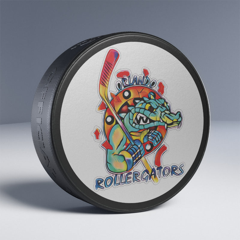Load image into Gallery viewer, Orlando Rollergators Florida Roller Hockey Puck