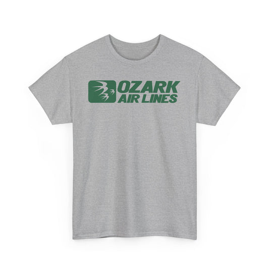 Ozark Airlines Green Logo Regional Aviation Collectible Nostalgia T-shirt