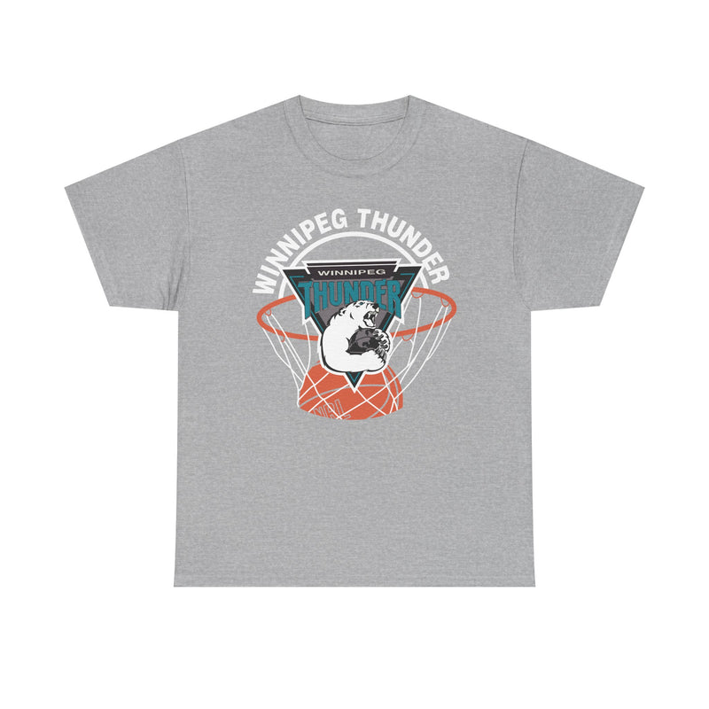 Load image into Gallery viewer, Winnipeg Thunder Basketball 1992-1994 World Basketball League T-shirt