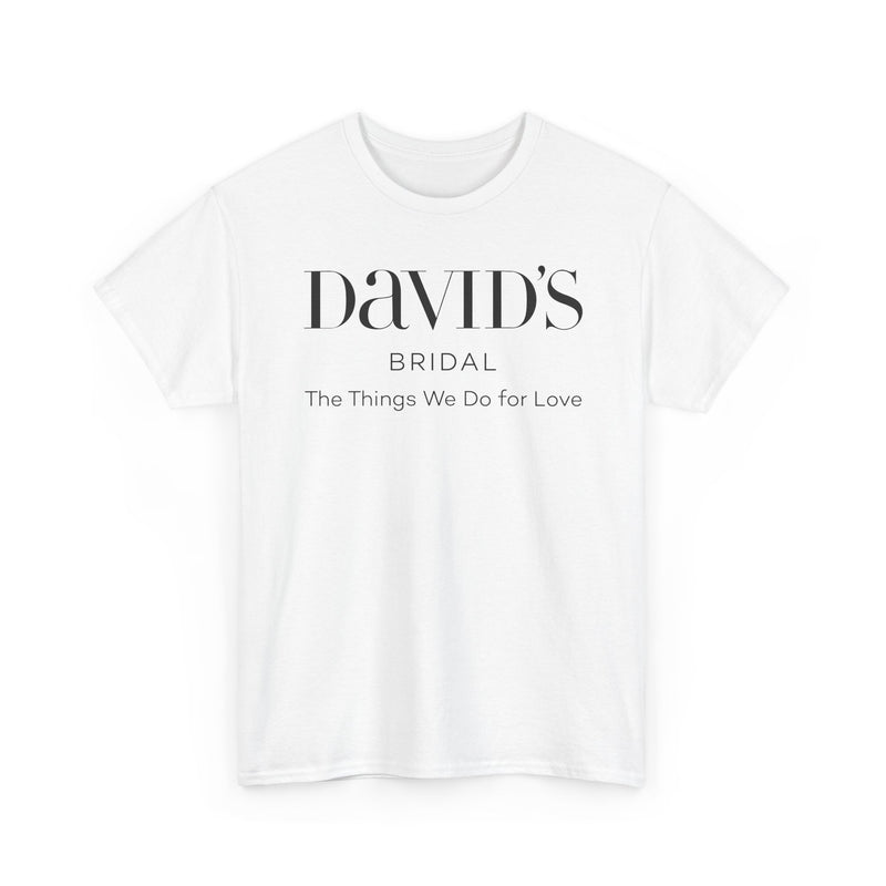 Load image into Gallery viewer, David's Bridal T-Shirt - Bankrupt Wedding Store Logo Tee - Bridal Chain