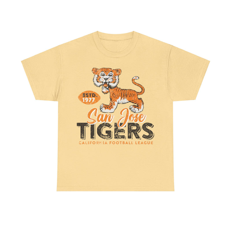 Load image into Gallery viewer, San Jose Tigers Est 1977 California Football Team T-shirt