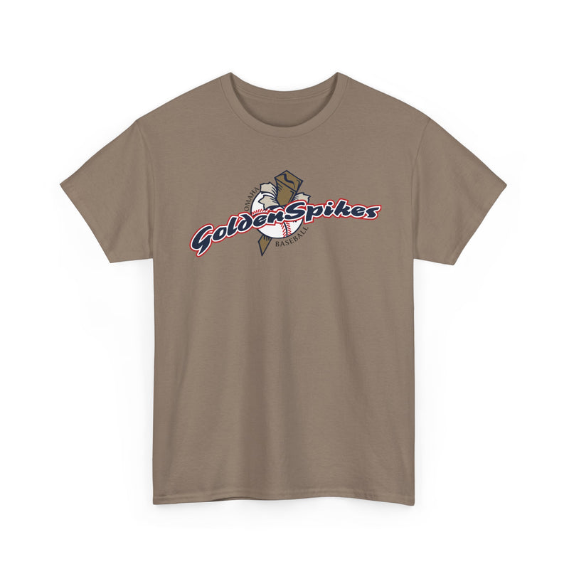 Load image into Gallery viewer, Omaha Golden Spikes 1999-2001 Pacific Coast League Baseball T-shirt