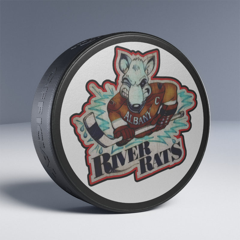 Load image into Gallery viewer, Albany River Rats New York Hockey Puck